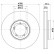 Bromsskiva PRO 8DD 355 123-131 Hella