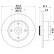 Bromsskiva PRO 8DD 355 123-241 Hella