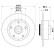 Bromsskiva PRO 8DD 355 123-341 Hella