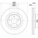 Bromsskiva PRO 8DD 355 125-341 Hella