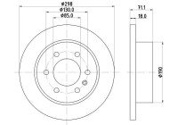 Bromsskiva PRO 8DD 355 131-841 Hella Pagid GmbH