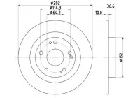 Bromsskiva PRO 8DD 355 131-901 Hella
