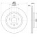 Bromsskiva PRO 8DD 355 132-181 Hella