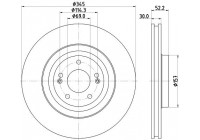 Bromsskiva PRO 8DD 355 132-681 Hella