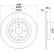 Bromsskiva PRO 8DD 355 133-141 Hella
