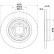 Bromsskiva PRO 8DD 355 133-351 Hella