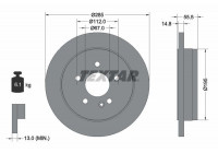 Bromsskiva PRO 92090003 Textar