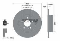 Bromsskiva PRO 92091103 Textar