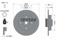 Bromsskiva PRO 92133303 Textar