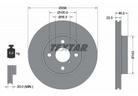Bromsskiva PRO 92164203 Textar