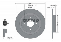 Bromsskiva PRO 92172403 Textar
