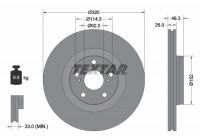 Bromsskiva PRO 92195303 Textar