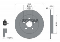 Bromsskiva PRO 92224003 Textar