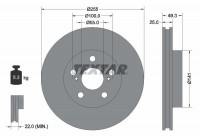 Bromsskiva PRO 92225003 Textar
