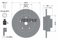 Bromsskiva PRO 92232603 Textar