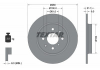 Bromsskiva PRO 92234203 Textar