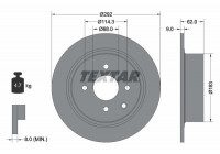 Bromsskiva PRO 92234303 Textar