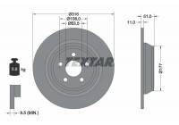 Bromsskiva PRO 92291903 Textar