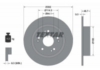 Bromsskiva PRO 92301603 Textar