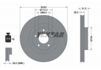 Bromsskiva PRO 92315203 Textar