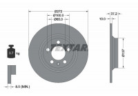 Bromsskiva PRO 92315303 Textar