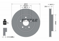 Bromsskiva PRO 92315803 Textar