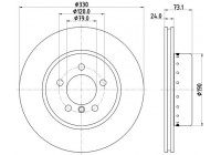 Bromsskiva PRO High Carbon 8DD 355 120-761 Hella