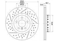 Bromsskiva PRO High Carbon 8DD 355 120-841 Hella
