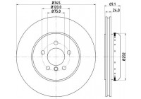 Bromsskiva PRO High Carbon 8DD 355 120-871 Hella