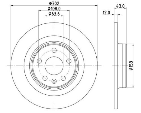 Bromsskiva PRO High Carbon 8DD 355 126-991 Hella