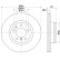 Bromsskiva PRO High Carbon 8DD 355 127-161 Hella