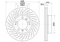 Bromsskiva PRO High Carbon 8DD 355 127-511 Hella