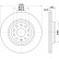 Bromsskiva PRO High Carbon 8DD 355 128-451 Hella