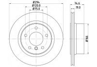 Bromsskiva PRO High Carbon 8DD 355 128-511 Hella