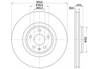 Bromsskiva PRO High Carbon 8DD 355 129-701 Hella