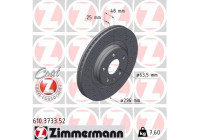 Bromsskiva SPORT BRAKE DISC Z 610.3733.52 Zimmermann