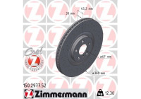 Bromsskiva SPORT BROMSSKIVA Z 150.2977.52 Zimmermann