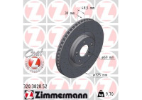 Bromsskiva SPORT BROMSSKIVA Z 320.3828.52 Zimmermann