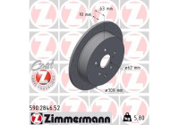 Bromsskiva SPORT BROMSSKIVA Z 590.2846.52 Zimmermann