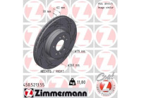 Bromsskiva SVART Z 450.5213.55 Zimmermann