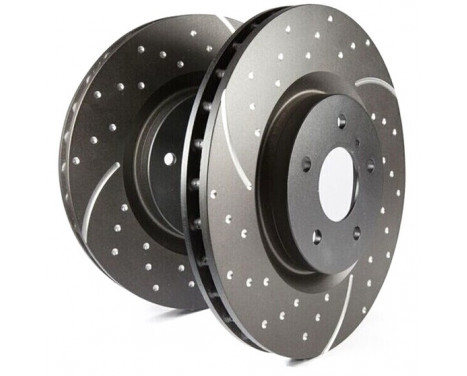 Bromsskiva Turbo Grooved GD298 EBC, bild 2