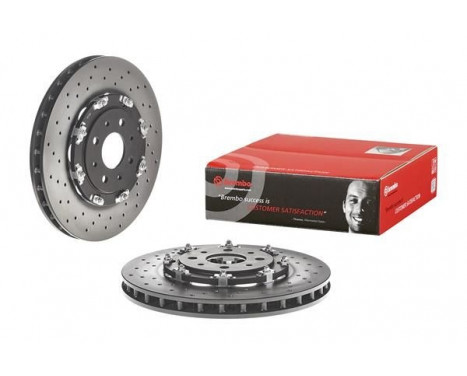 Bromsskiva TWO-PIECE FLOATING DISCS LINE 09B08513 Brembo, bild 3