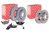 Febi Bromsskivor + Bromsbelägg Combi Deal