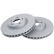 ventilerad bromsskiva 18468 ABS