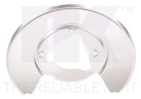 Täckplåt, bromsskiva