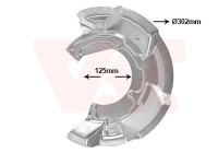 Täckplåt, bromsskiva