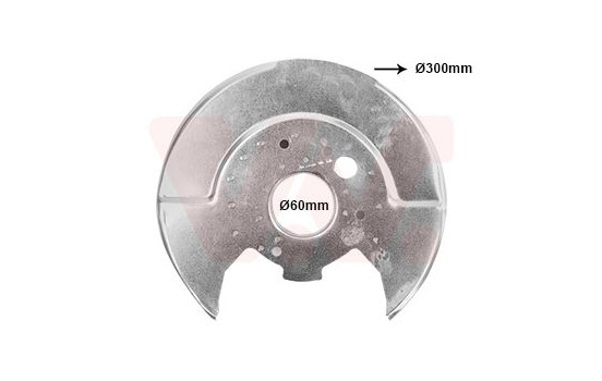 Täckplåt, bromsskiva