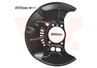 Täckplåt, bromsskiva