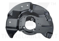 Täckplåt, bromsskiva