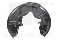 Täckplåt, bromsskiva